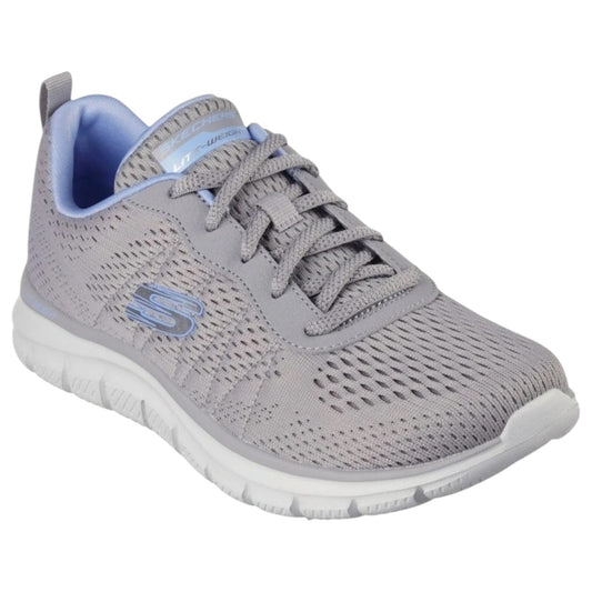 Womens Skechers Track - New Staple Shoes Grey/Blue