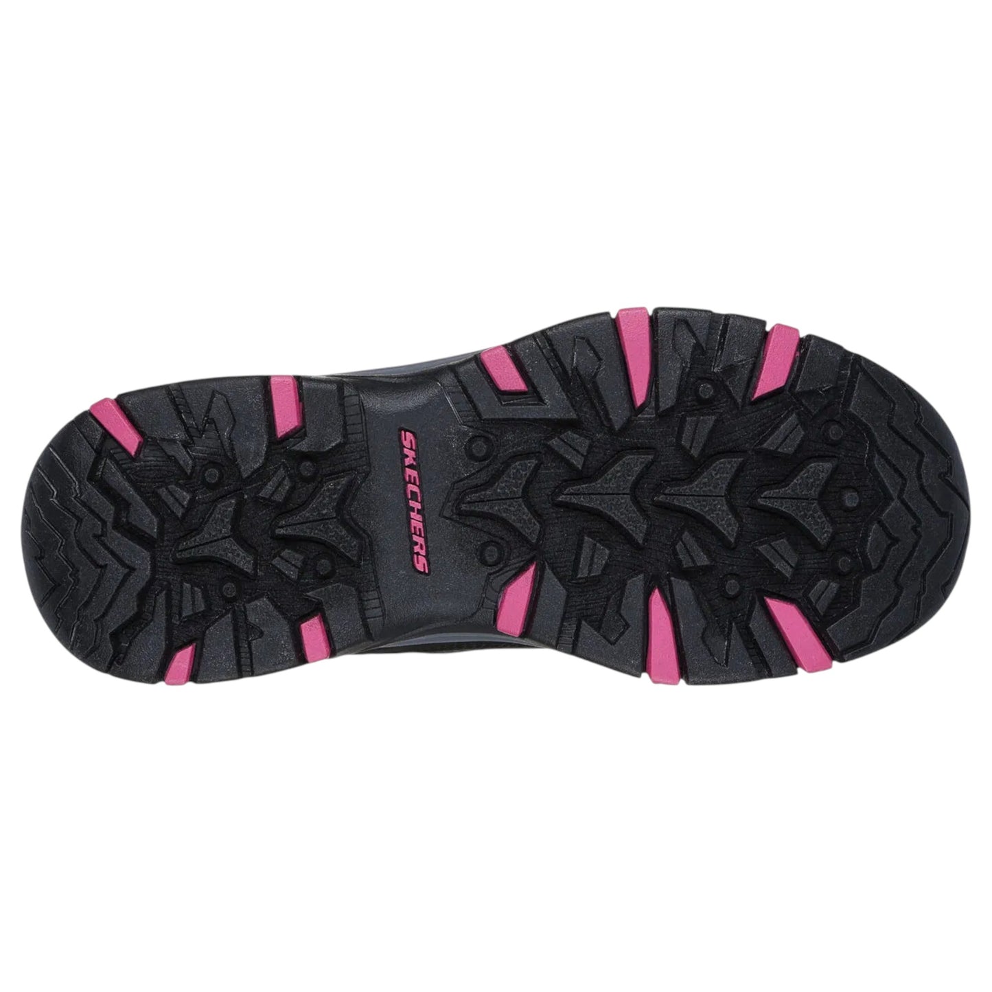 Womens Skechers Trego - Tuscarora Athletic Shoes Black/Hot Pink