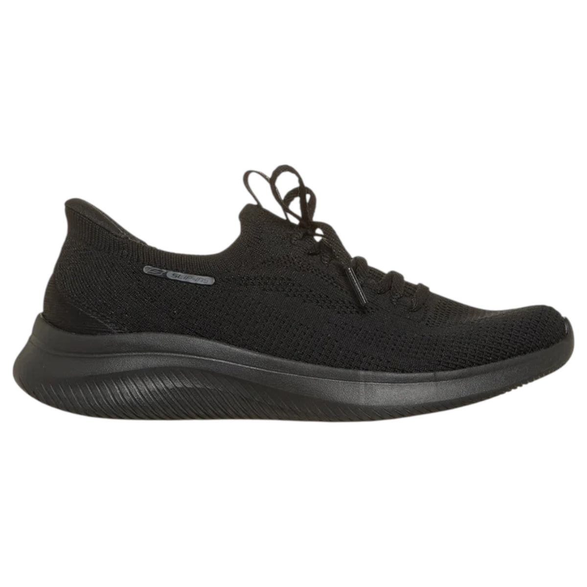 Womens Skechers Ultra Flex 4.0 Wide Fit Shoes Black