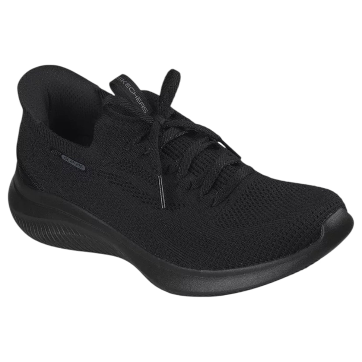 Womens Skechers Ultra Flex 4.0 Wide Fit Shoes Black