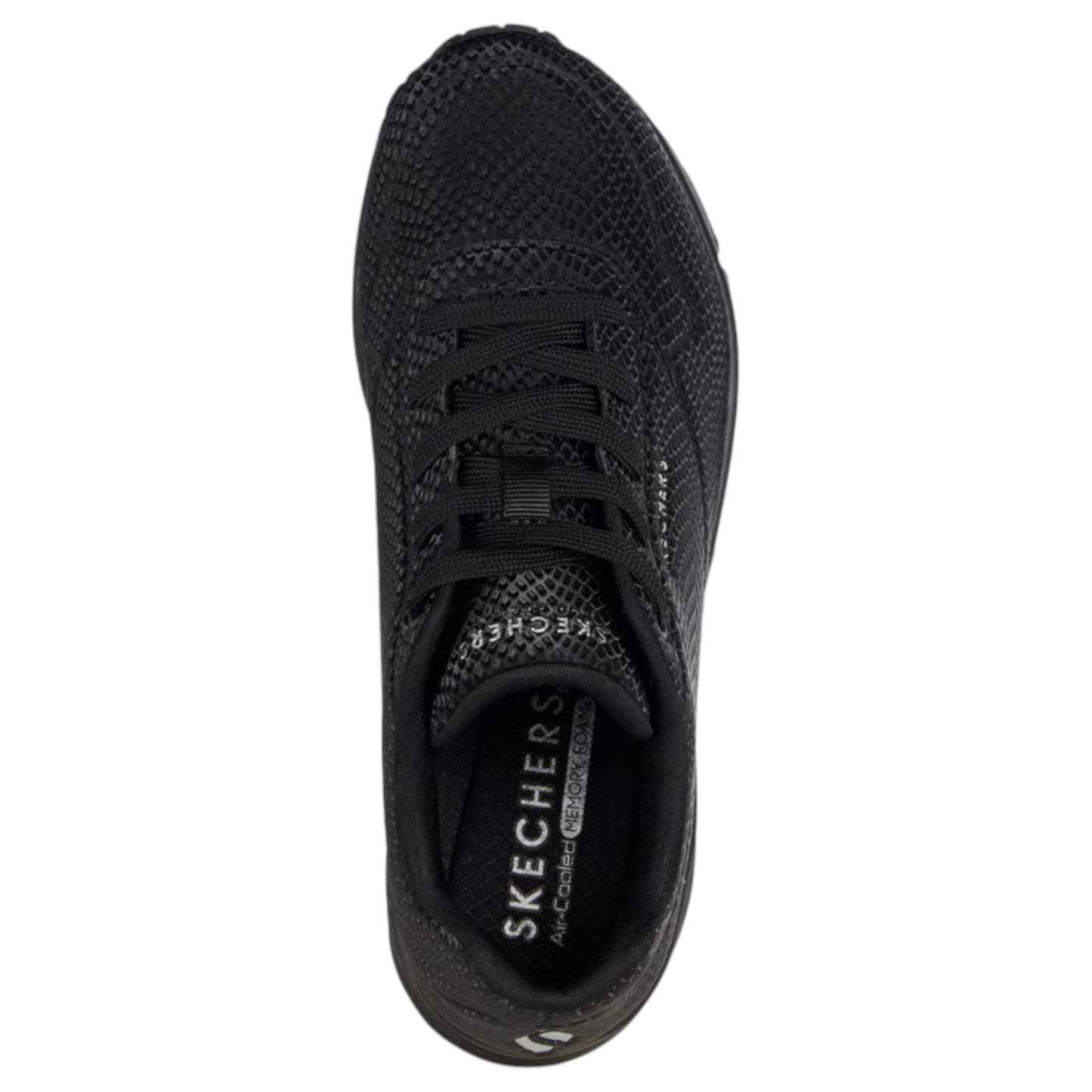 Womens Skechers Uno - Shiny Scale Athletic Shoes Black