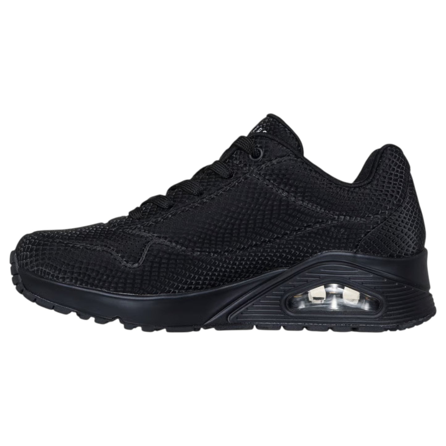 Womens Skechers Uno - Shiny Scale Athletic Shoes Black