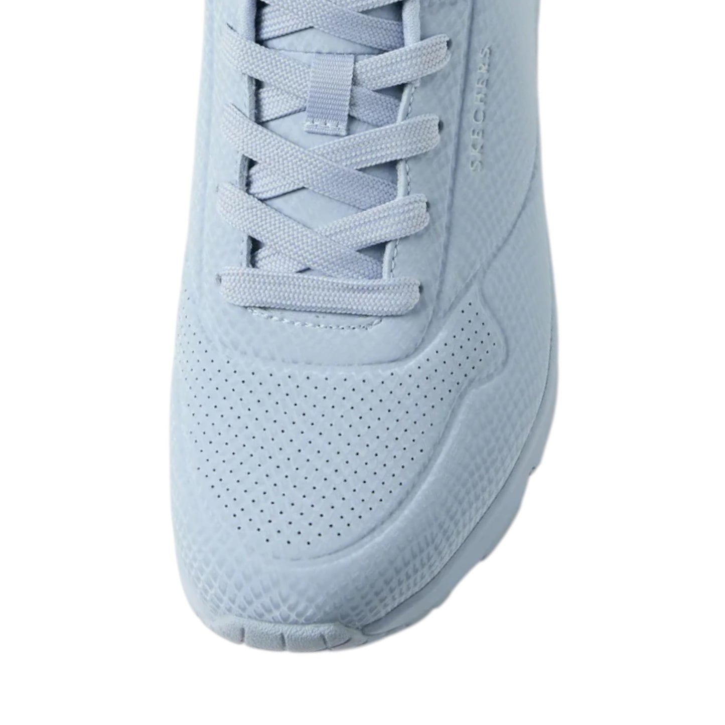 Womens Skechers Uno - Shiny Scale Athletic Shoes Light Blue
