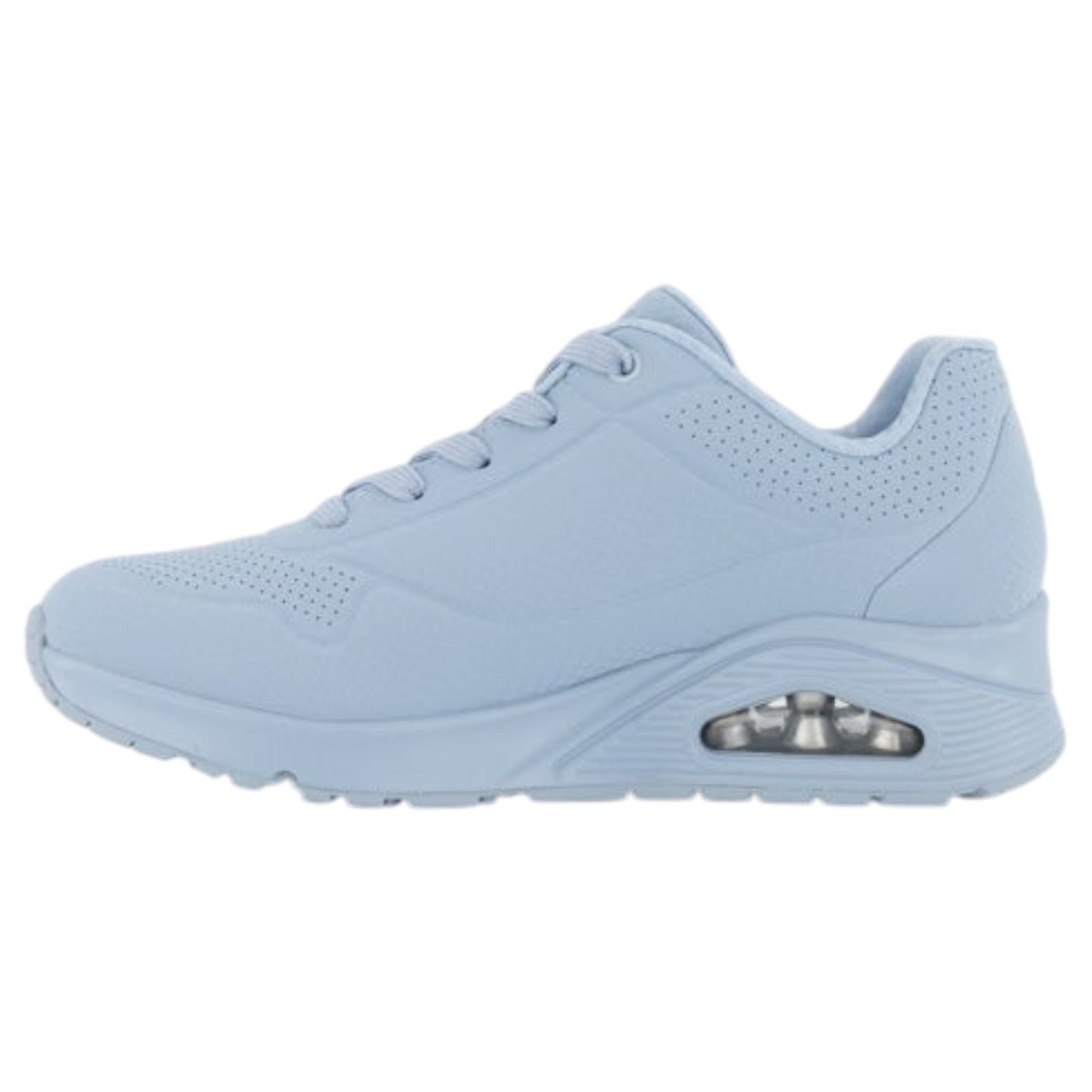 Womens Skechers Uno - Shiny Scale Athletic Shoes Light Blue