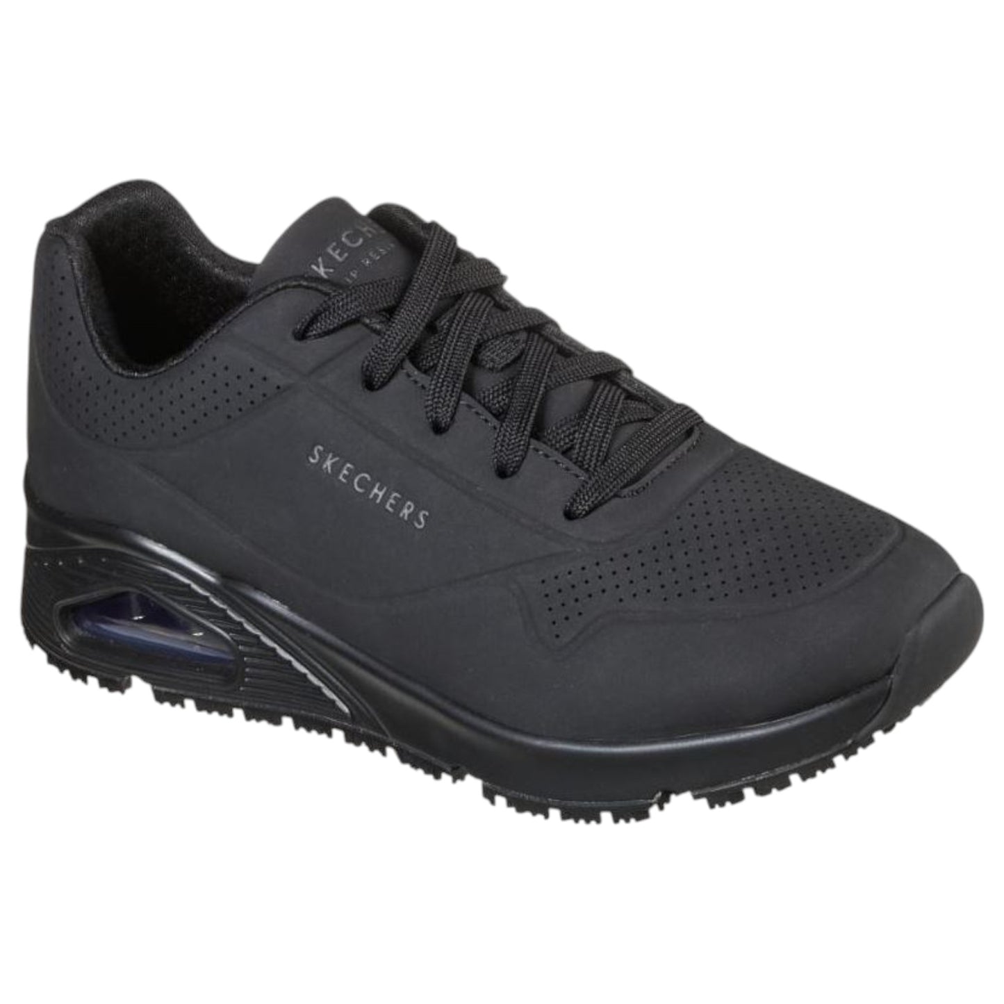 Womens Skechers Uno - Slip Resistant Shoes Black