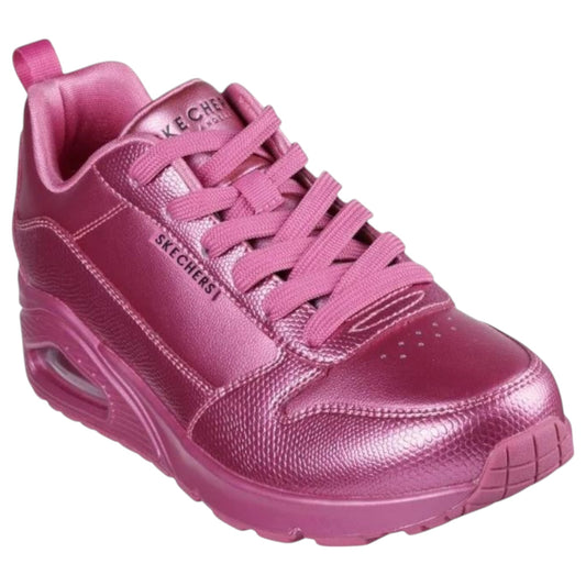 Womens Skechers Uno - Slither And Shine Shoes Magenta