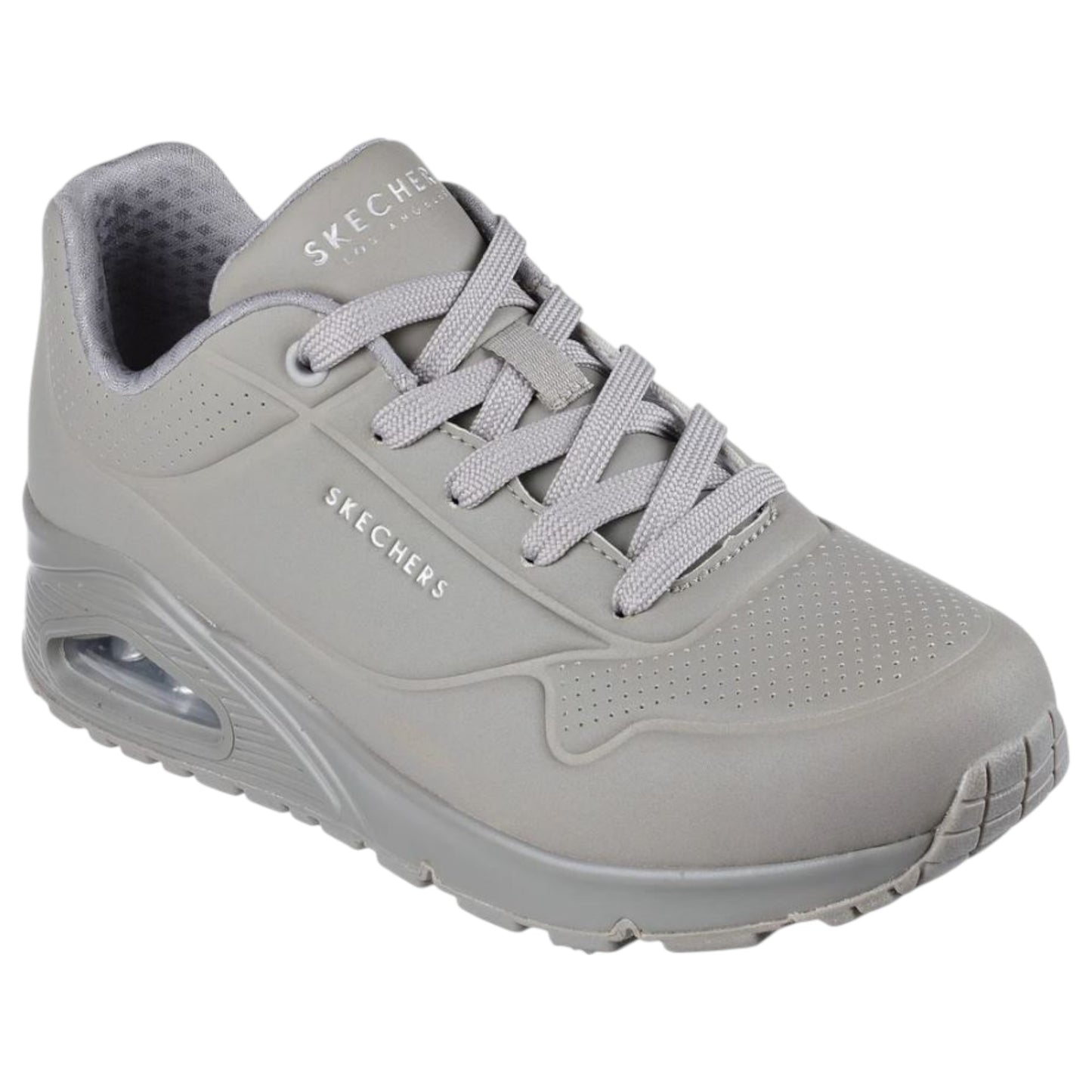 Womens Skechers Uno - Stand On Air Shoes Grey