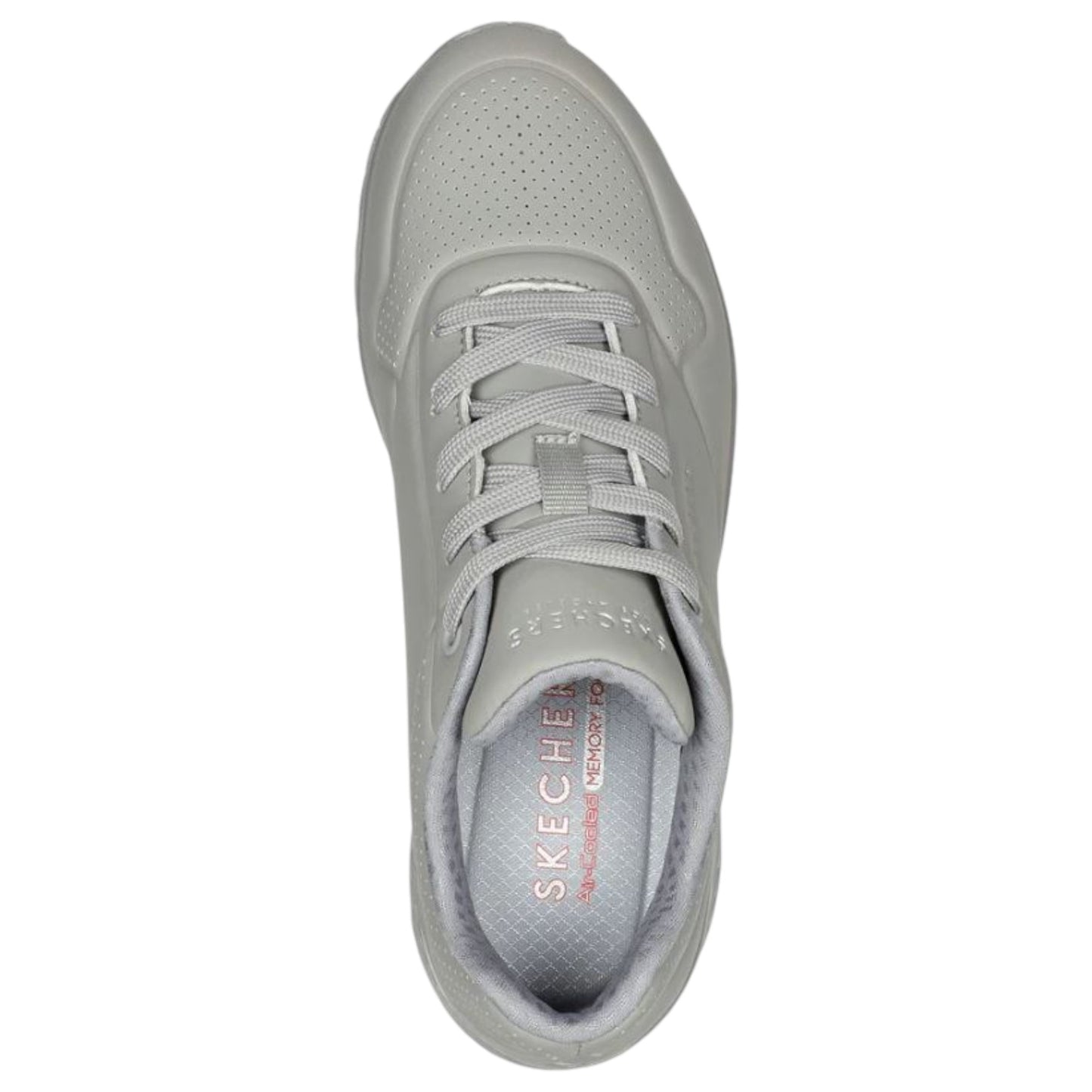 Womens Skechers Uno - Stand On Air Shoes Grey