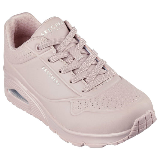 Womens Skechers Uno - Stand On Air Shoes Light Mauve