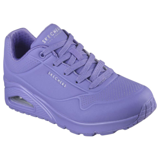 Womens Skechers Uno - Stand On Air Shoes Lilac