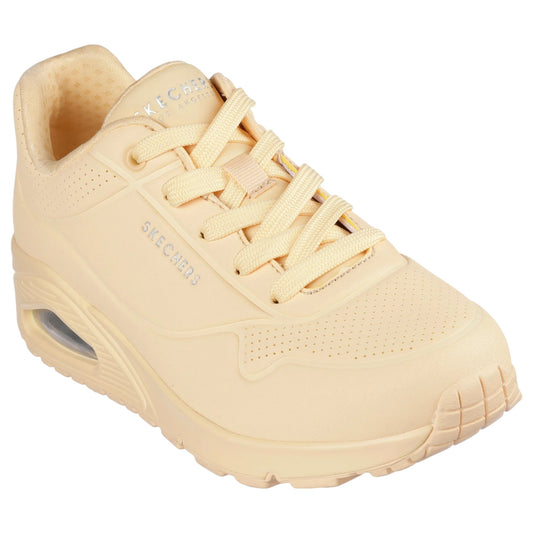 Womens Skechers Uno - Stand On Air Shoes Orange/Yellow