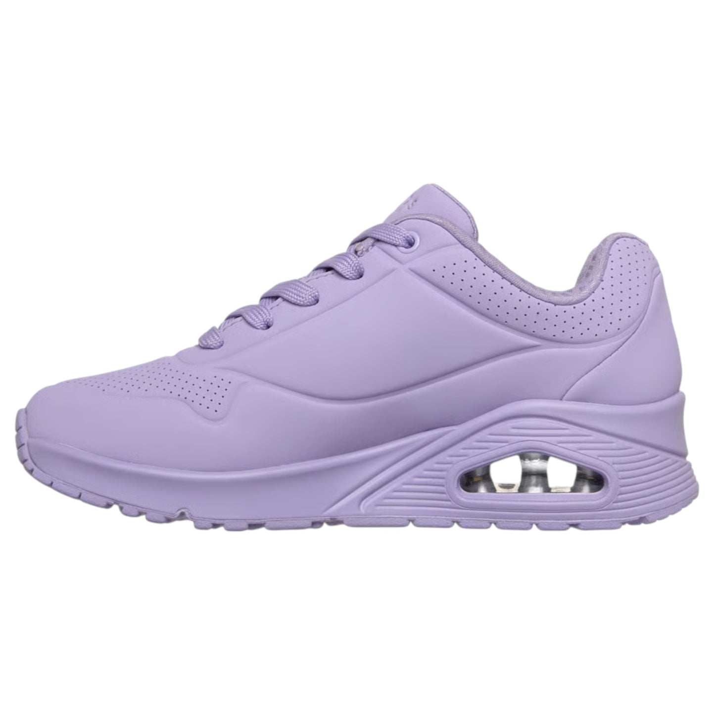 Womens Skechers Uno - Stand On Air Shoes Purple Lavender