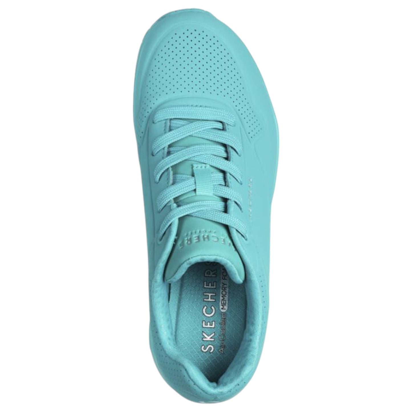 Womens Skechers Uno - Stand On Air Shoes Turquoise