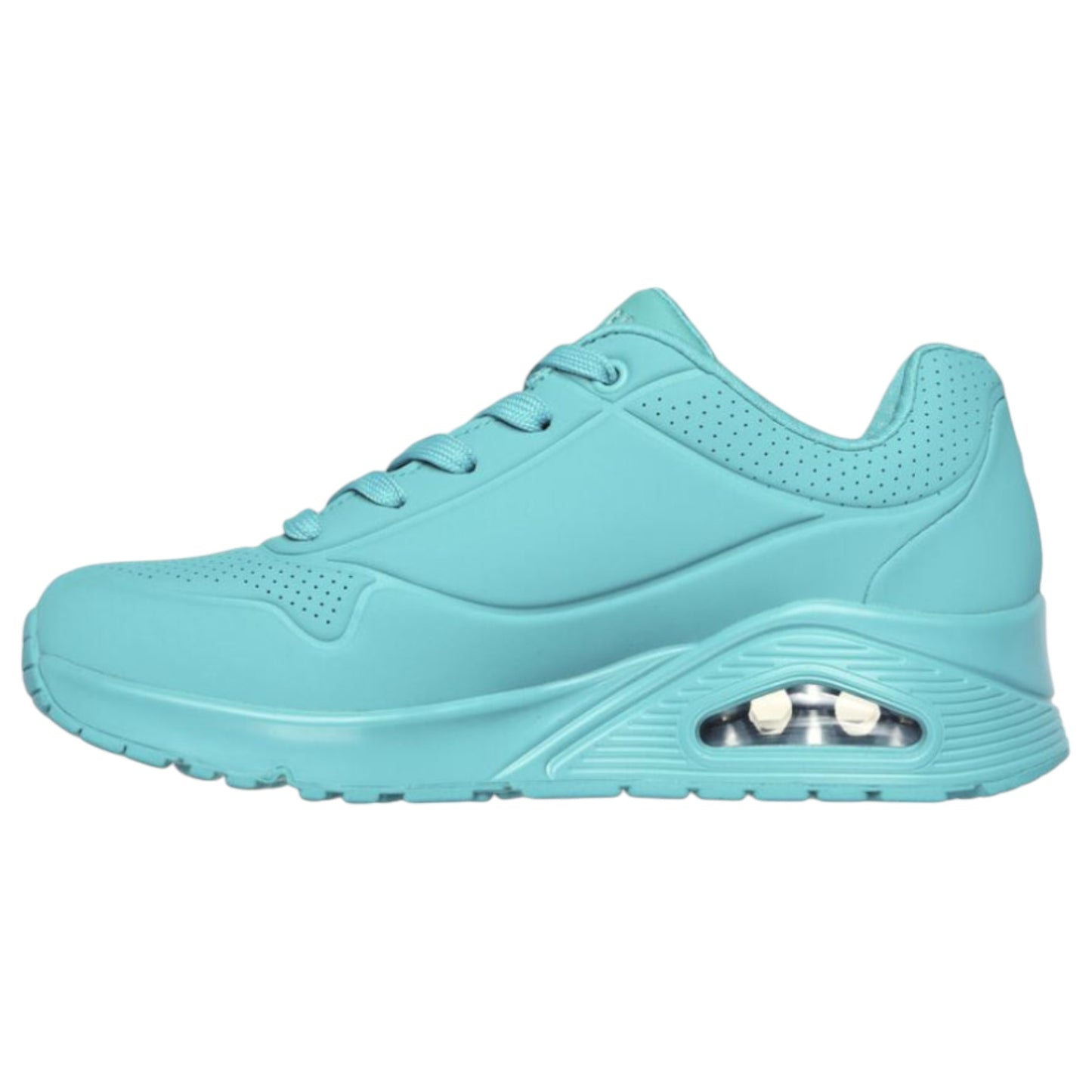 Womens Skechers Uno - Stand On Air Shoes Turquoise