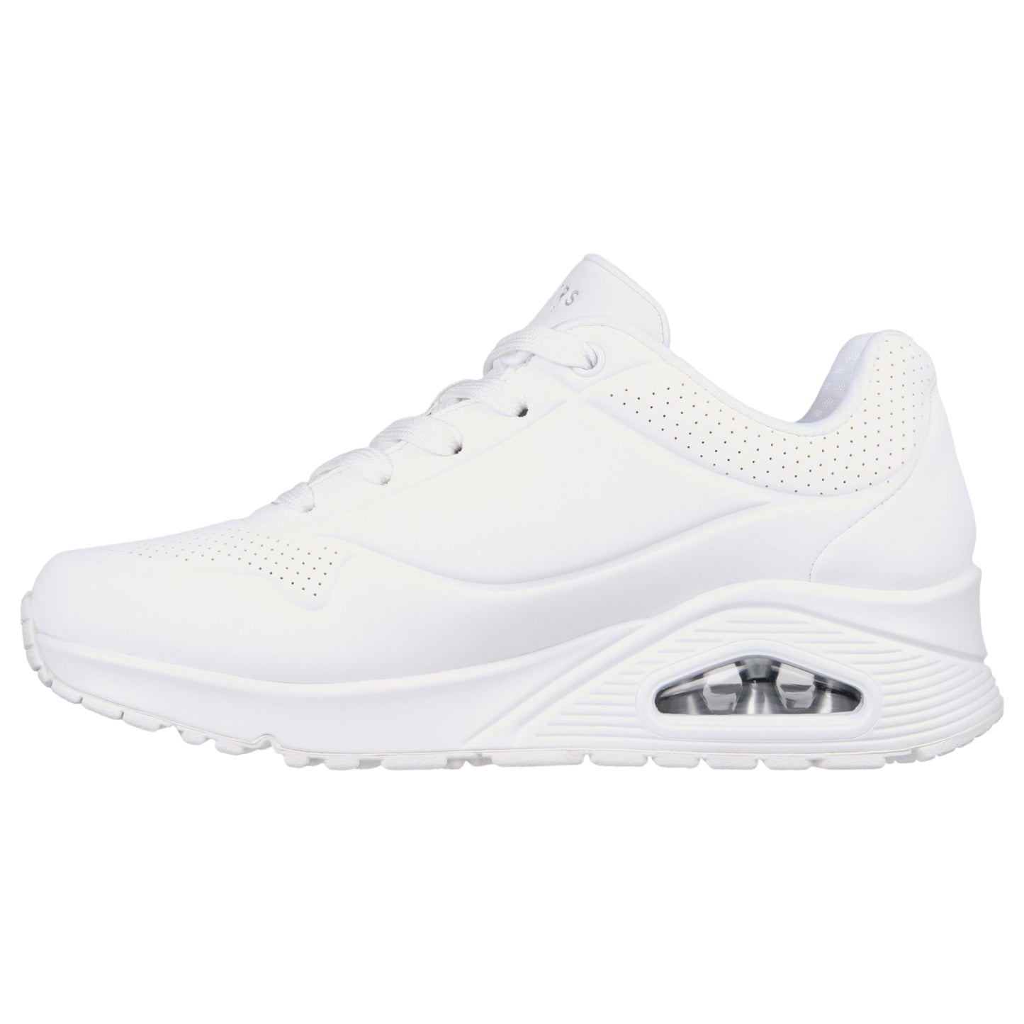 Womens Skechers Uno - Stand On Air Wide Shoes White