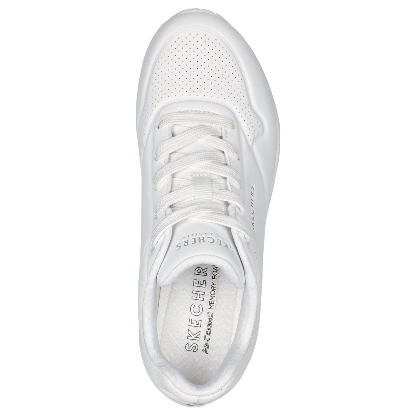 Womens Skechers Uno - Stand On Air Wide Shoes White