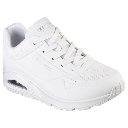 Womens Skechers Uno - Stand On Air Shoes White