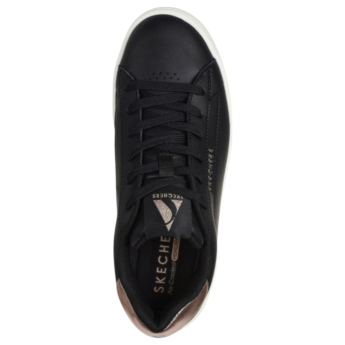 Womens Skechers Uno Court - Courted Air Shoes Black