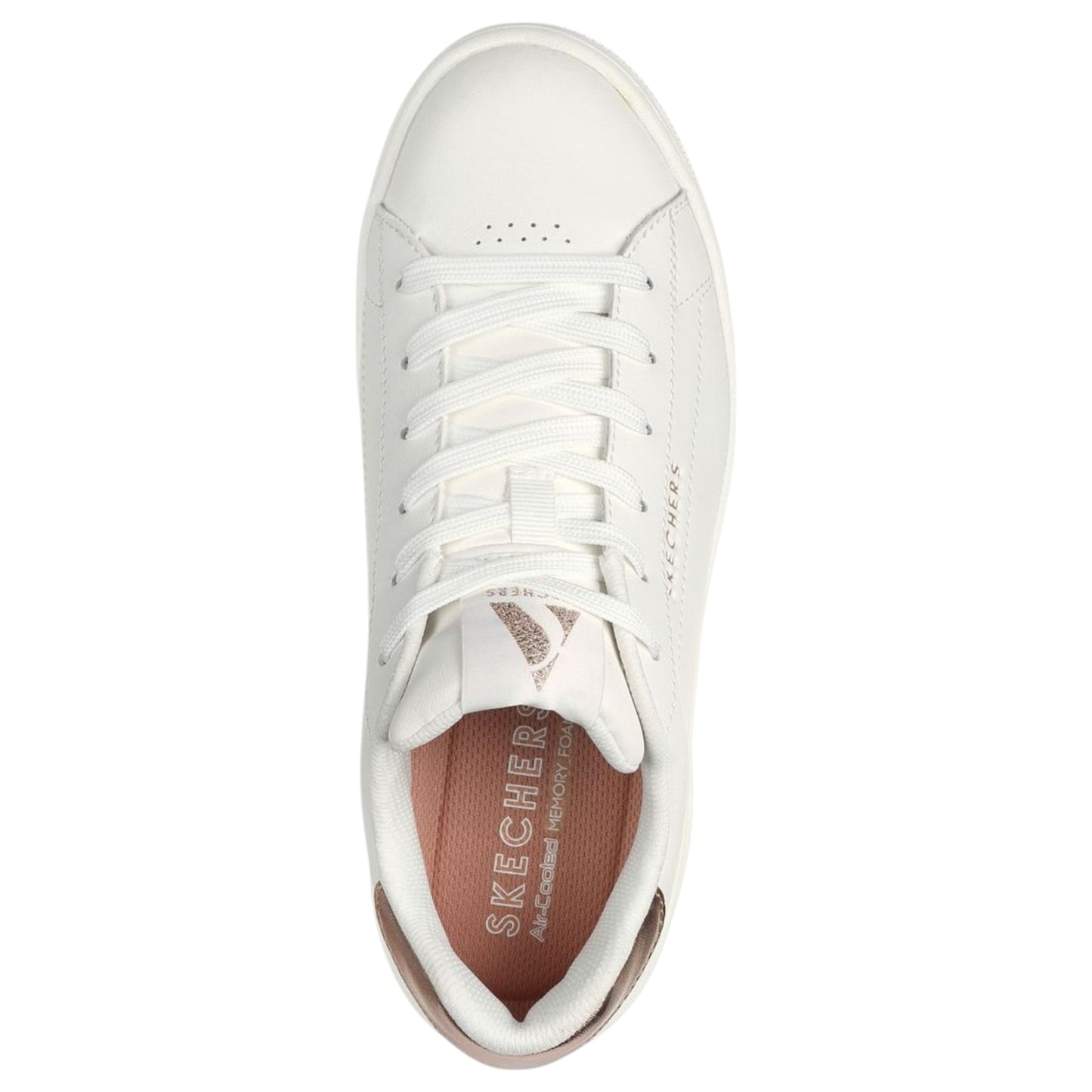 Womens Skechers Uno Court - Courted Air Shoes White