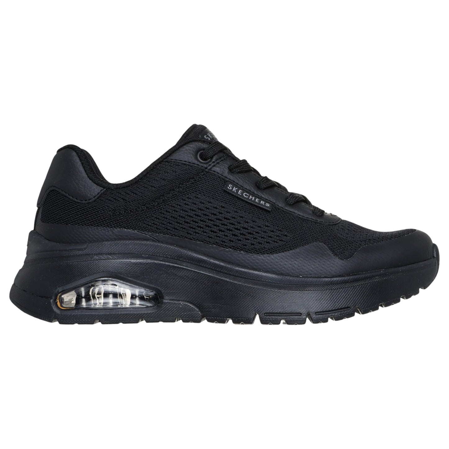 Womens Skechers Uno Flex Athletic Shoes Black