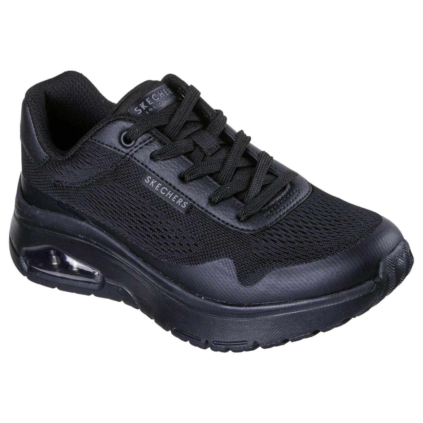 Womens Skechers Uno Flex Athletic Shoes Black