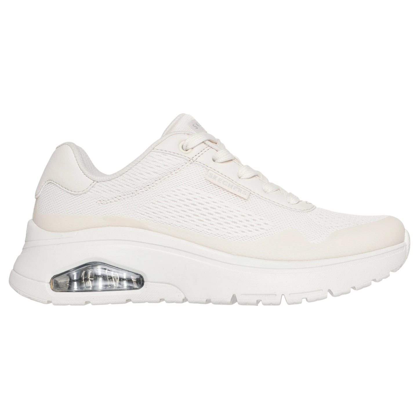 Womens Skechers Uno Flex Athletic Shoes Off White