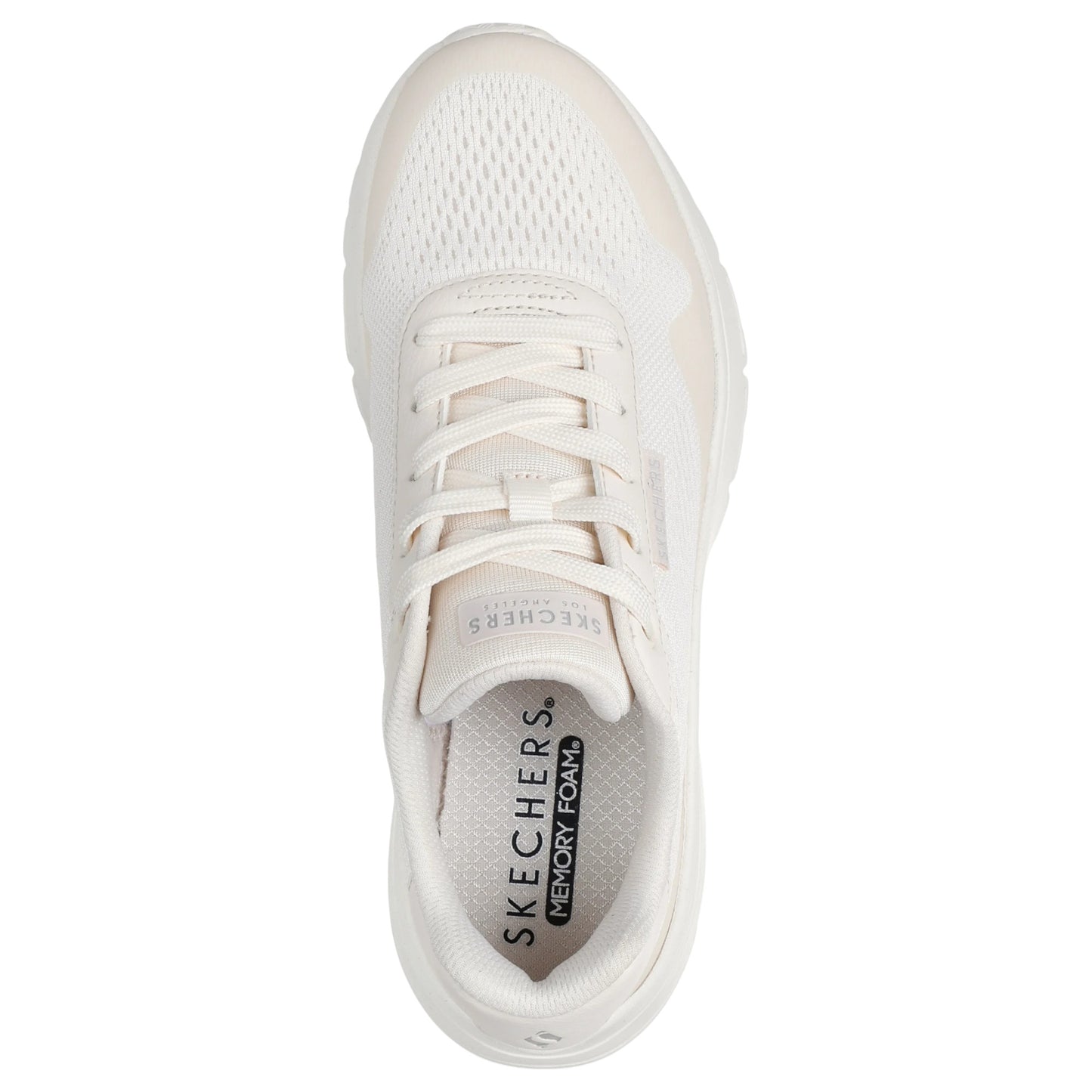 Womens Skechers Uno Flex Athletic Shoes Off White