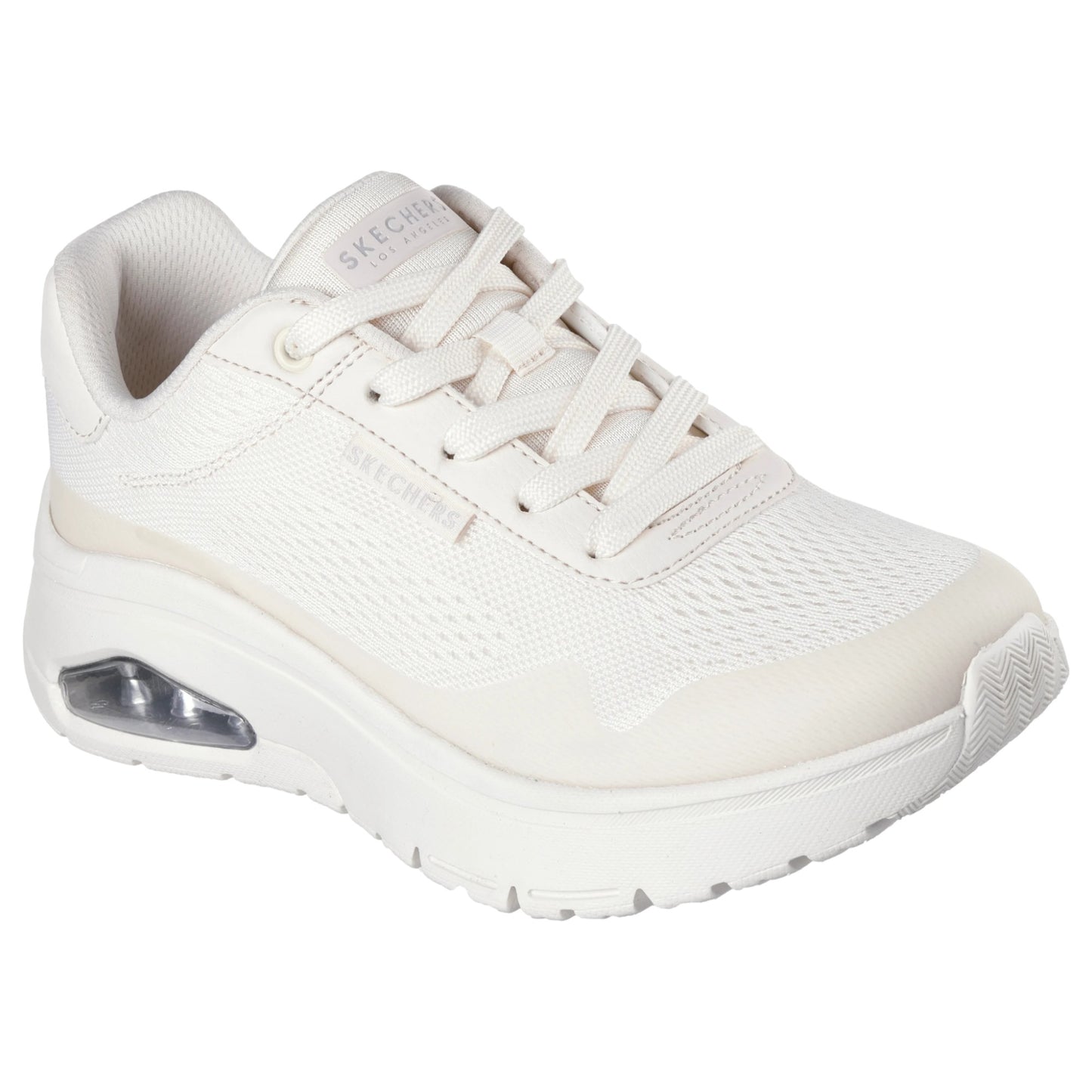 Womens Skechers Uno Flex Athletic Shoes Off White