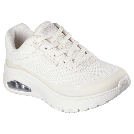 Womens Skechers Uno Flex Athletic Shoes Off White