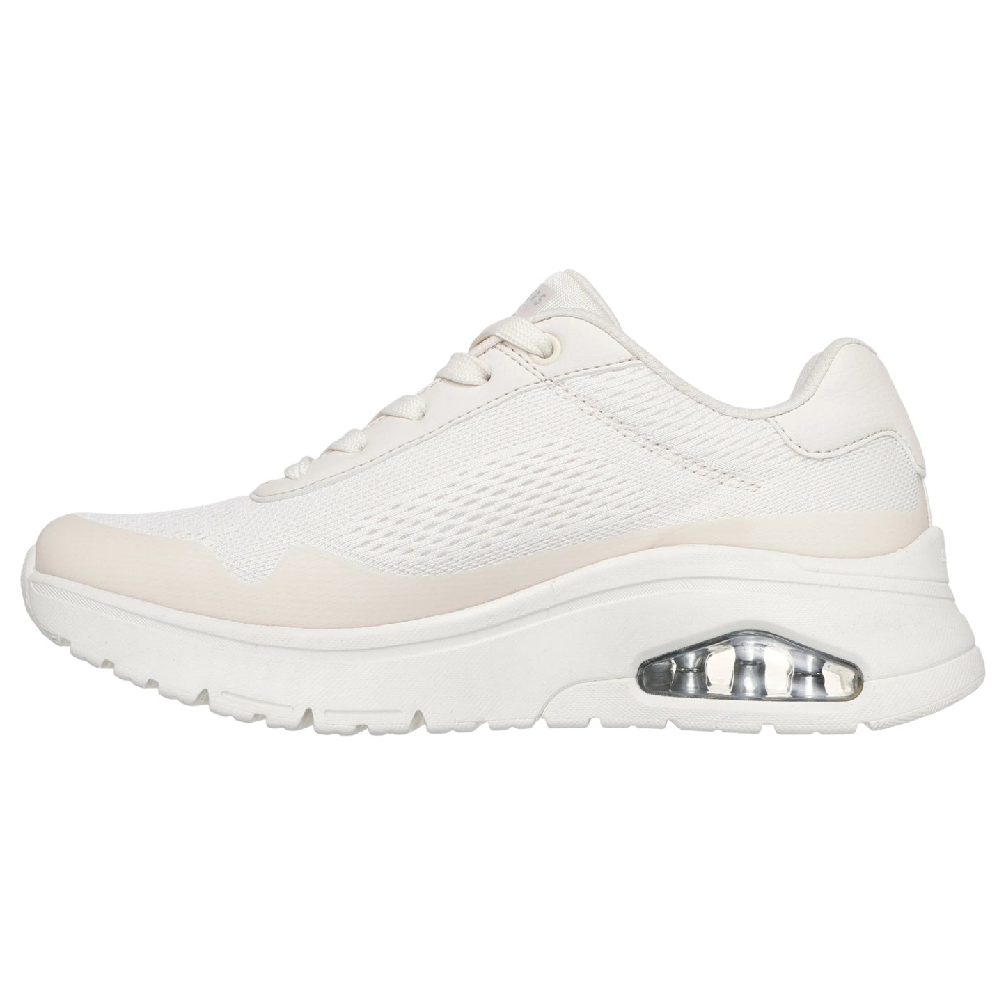 Womens Skechers Uno Flex Athletic Shoes Off White