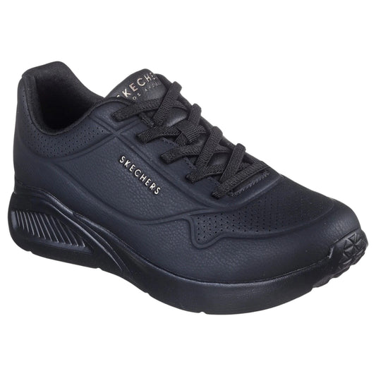 Womens Skechers Uno Lite - Lite Work Shoes Black