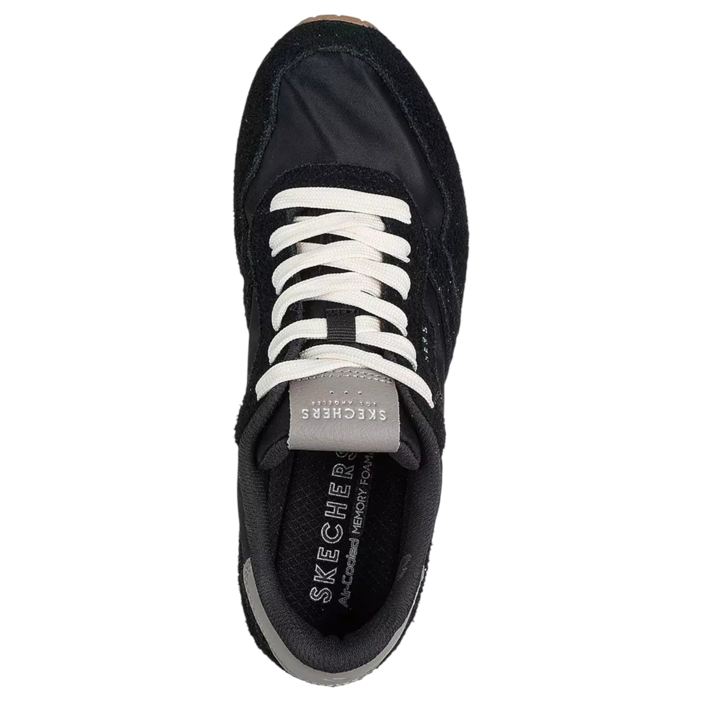 Womens Skechers Uno Vintage Athletic Shoes Black