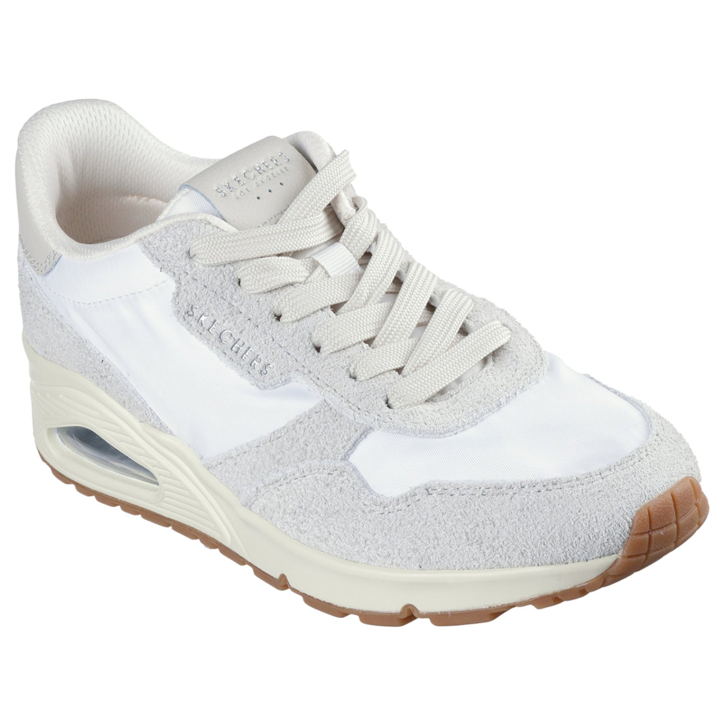 Womens Skechers Uno Vintage Athletic Shoes White