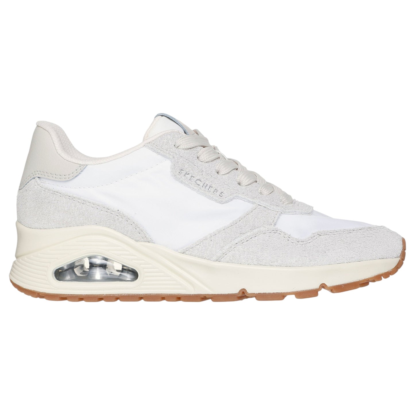 Womens Skechers Uno Vintage Athletic Shoes White