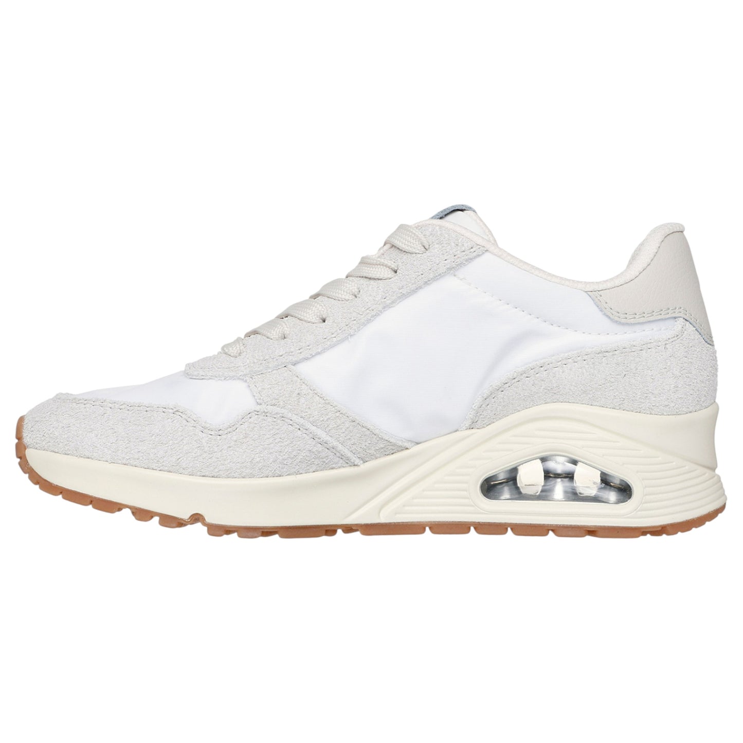 Womens Skechers Uno Vintage Athletic Shoes White