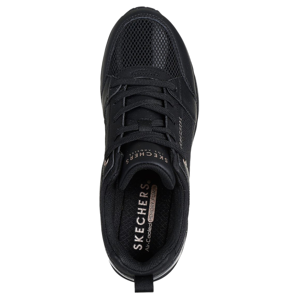 Womens Skechers UNO Wedge - Everything Nice Shoes Pitch Black