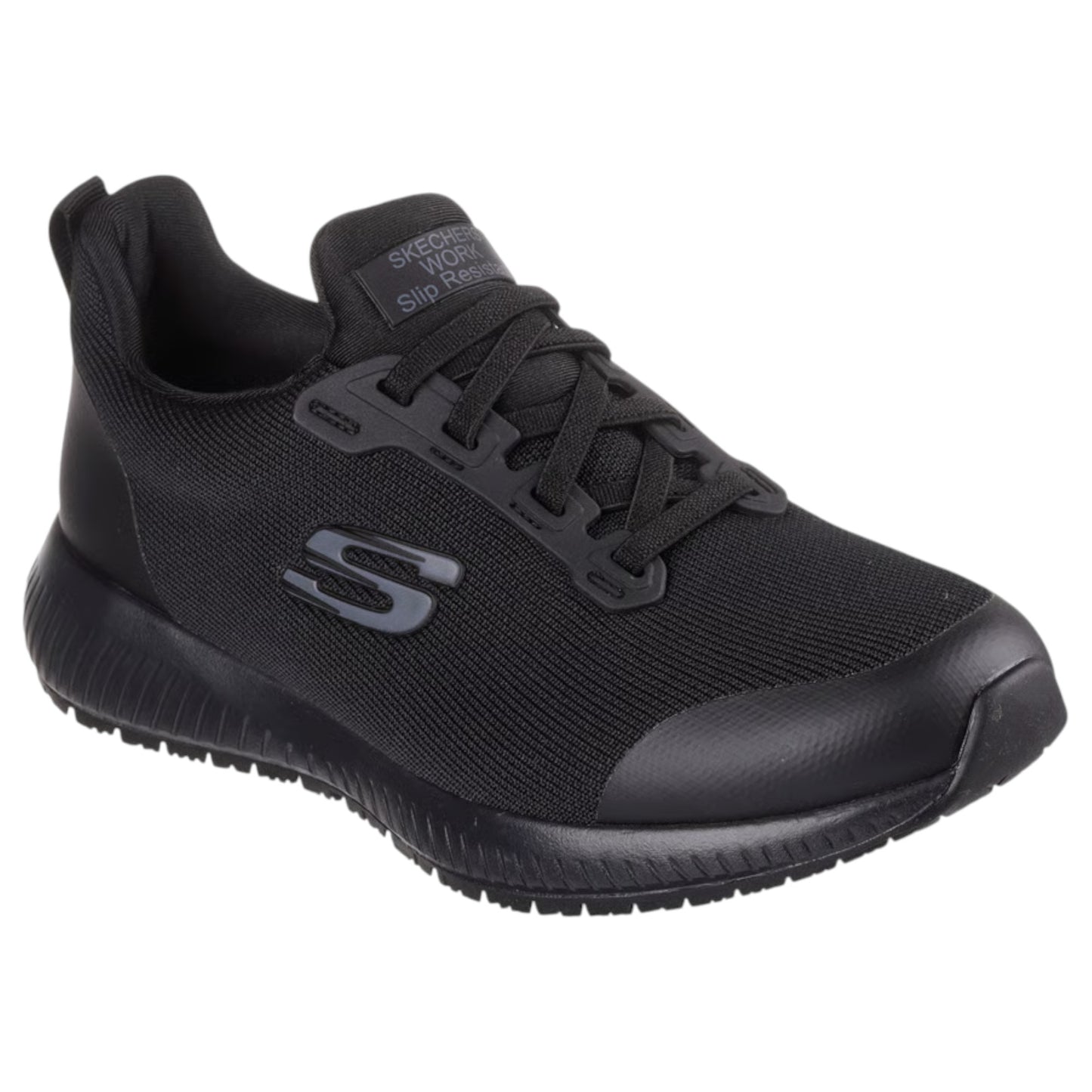Womens Skechers Work: Squad Slip Resistant Shoes Black