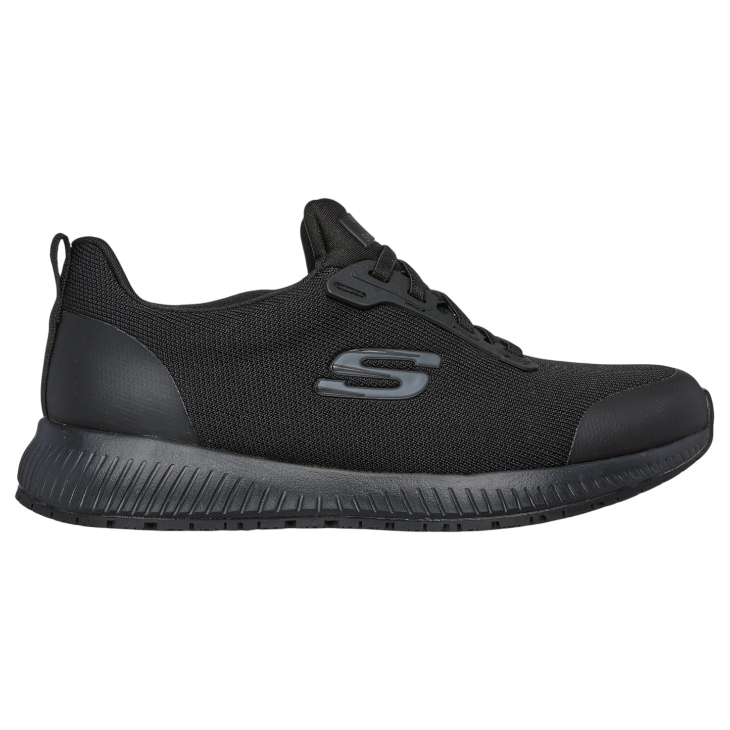 Womens Skechers Work: Squad Slip Resistant Shoes Black