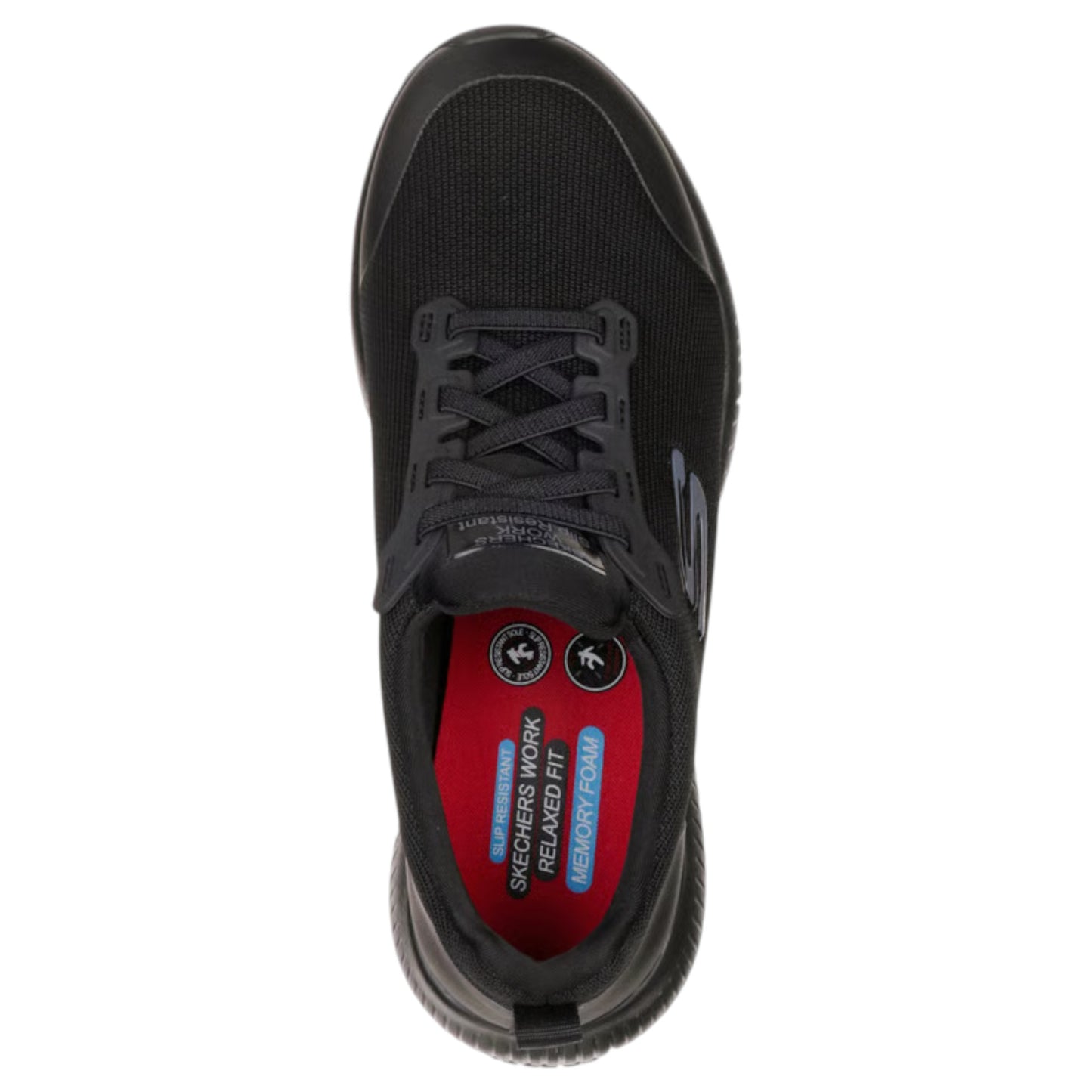 Womens Skechers Work: Squad Slip Resistant Shoes Black