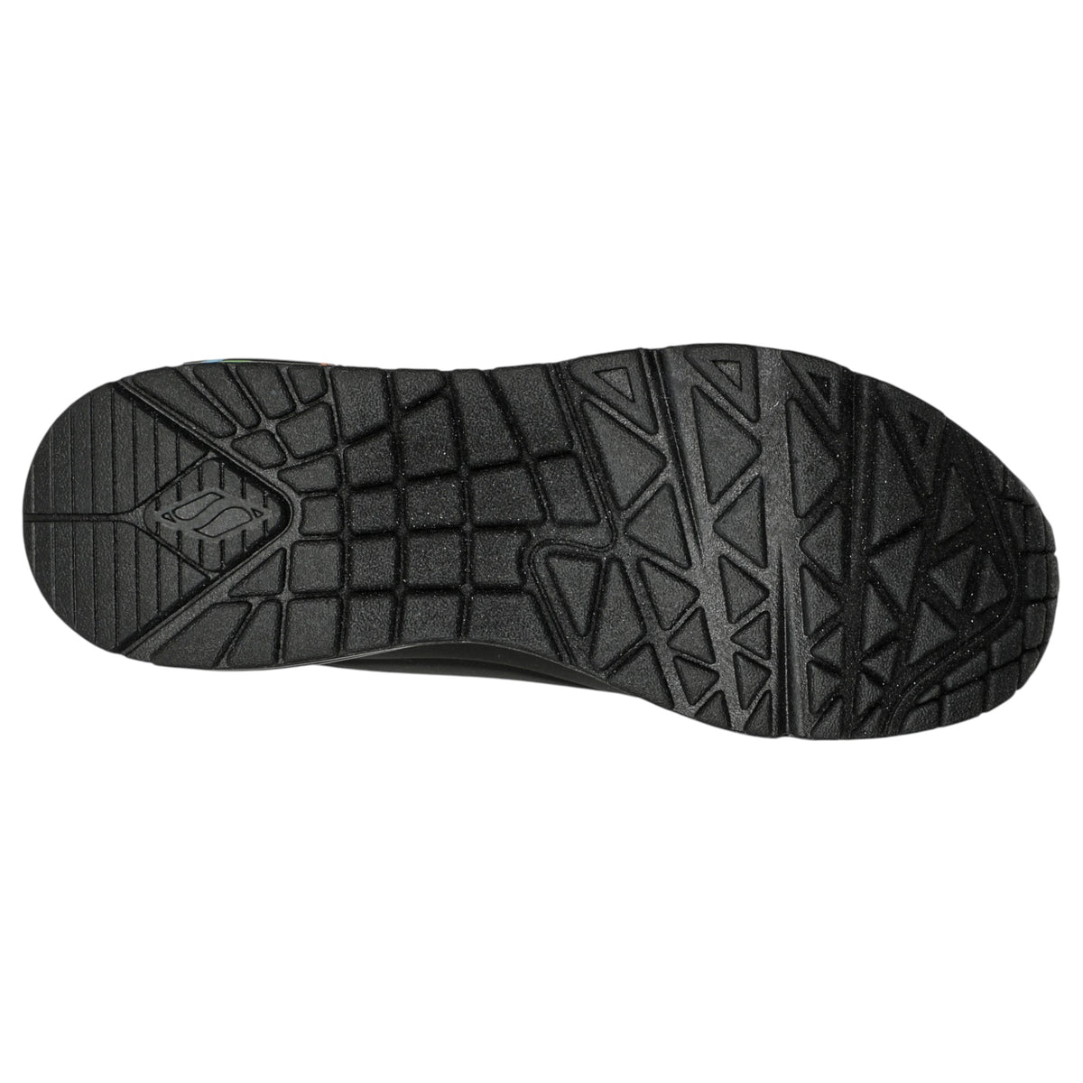 Womens Skechers X Jgoldcrown Uno - Highlight Love Black/ Multi Athletic Shoes