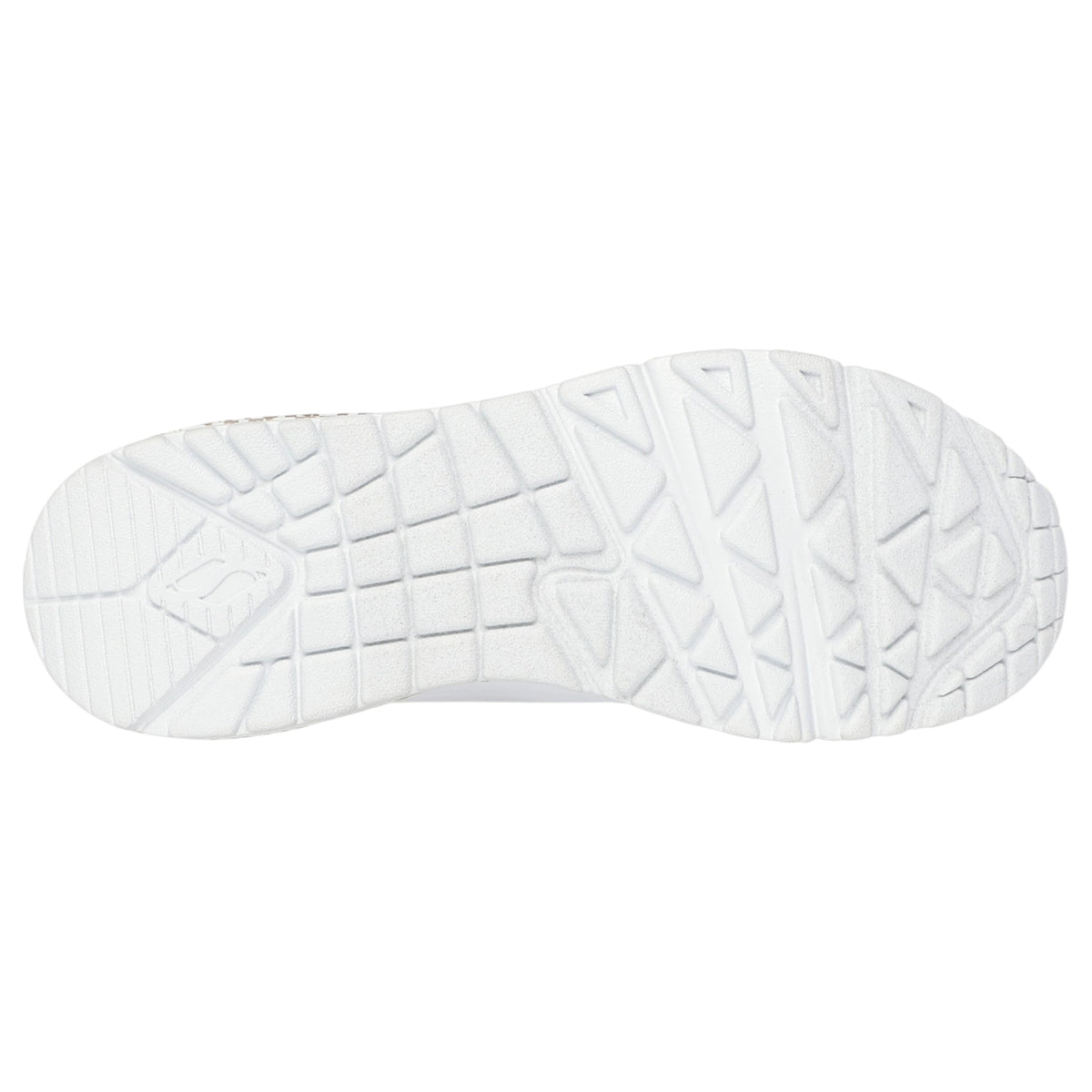 Womens Skechers X Jgoldcrown Uno - Loving Love White/ Rose Gold Athletic Shoes