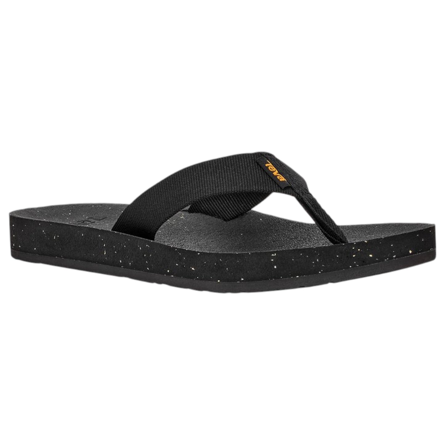 Womens Teva Reflip Thongs Black/Black