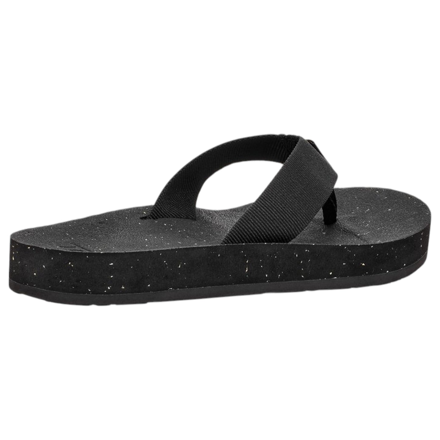 Womens Teva Reflip Thongs Black/Black