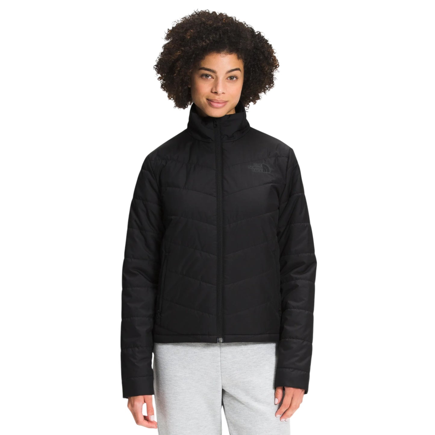Womens The North Face Tamburello Insulated Hooded Hoodie Black