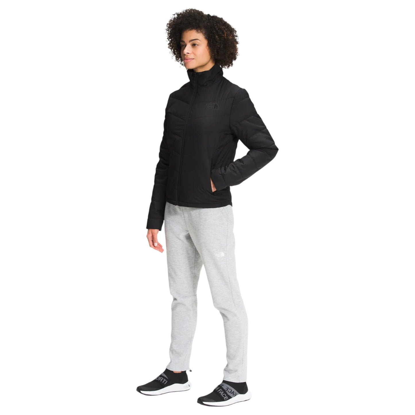 Womens The North Face Tamburello Insulated Hooded Hoodie Black