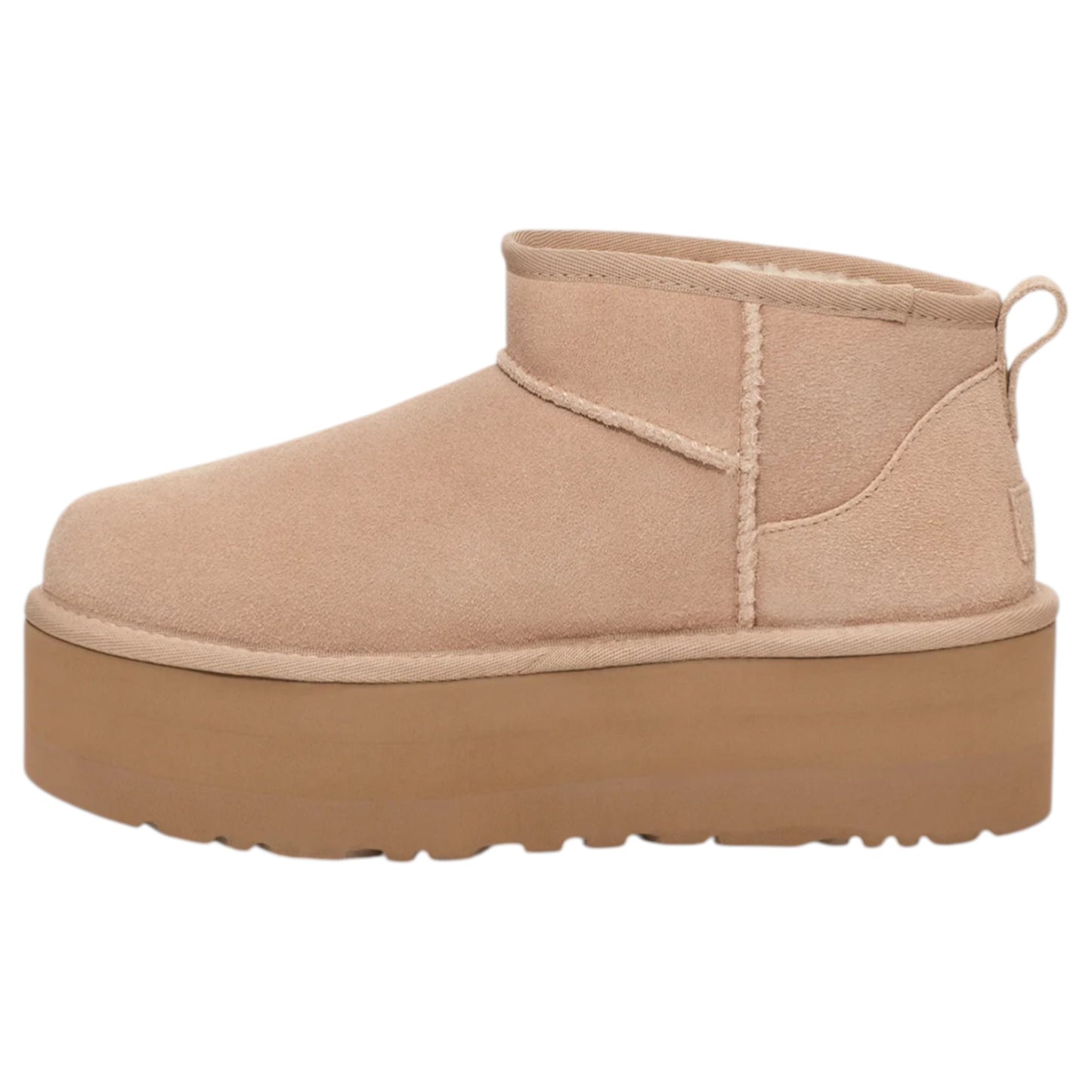 Womens UGG Classic Ultra Mini Platform Slippers Sand