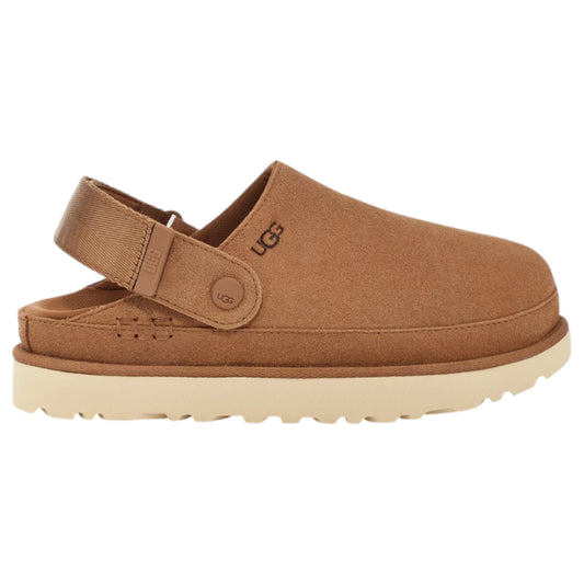 Womens UGG Goldenstar Clog Slippers Chestnut