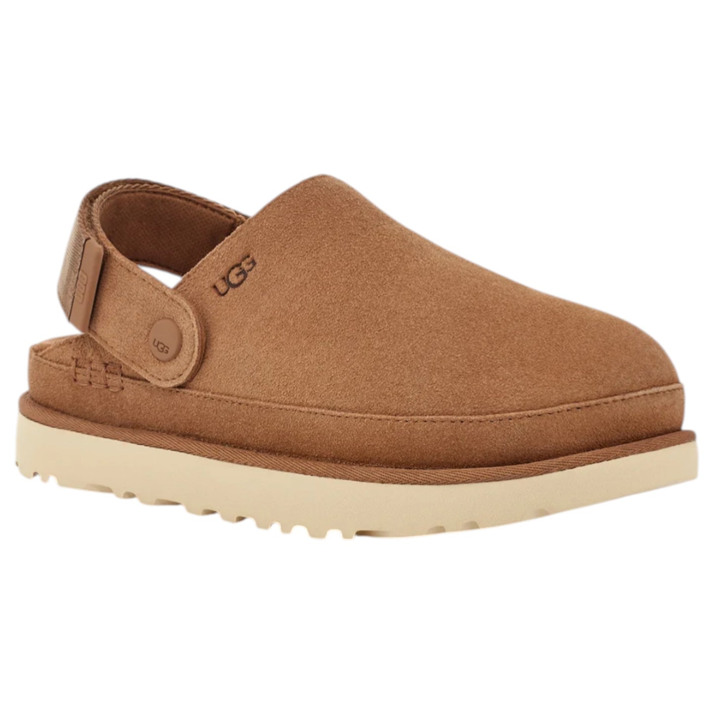 Womens UGG Goldenstar Clog Slippers Chestnut