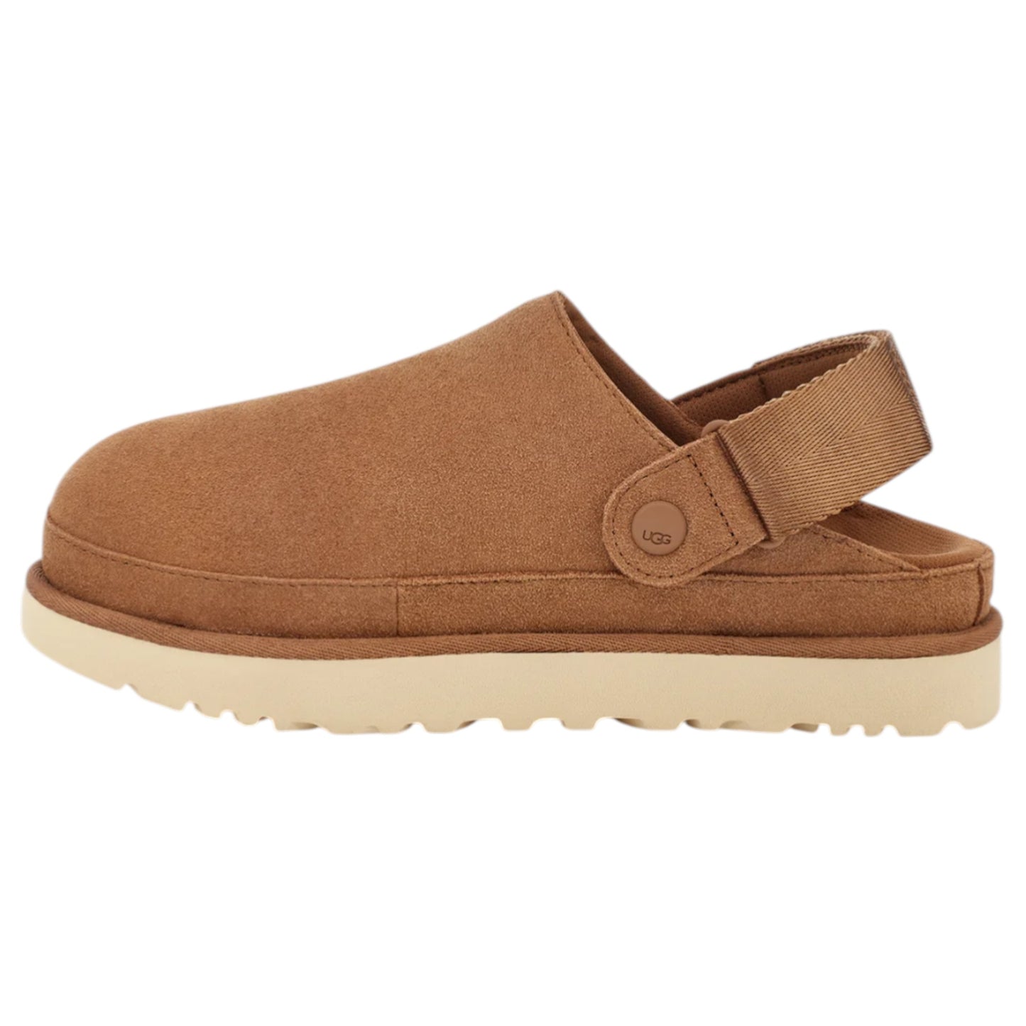 Womens UGG Goldenstar Clog Slippers Chestnut