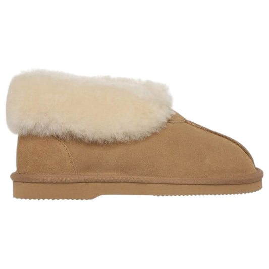 Womens Grosby UGG Princess Boot Slippers Chestnut